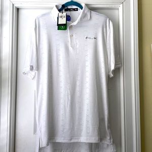 NWT Men’s Ralph Lauren fold shirt, white, M